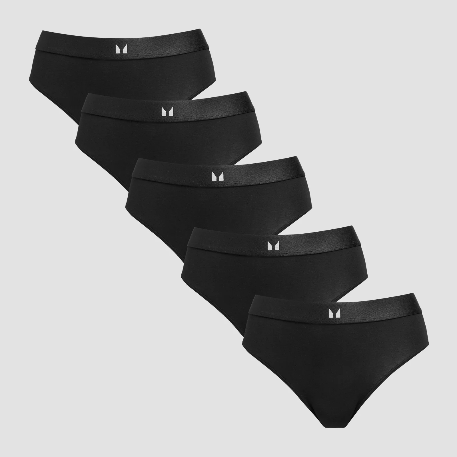 MP Women's Mid Rise Bikini Brief (5 Pack) - Black - M Bild 1