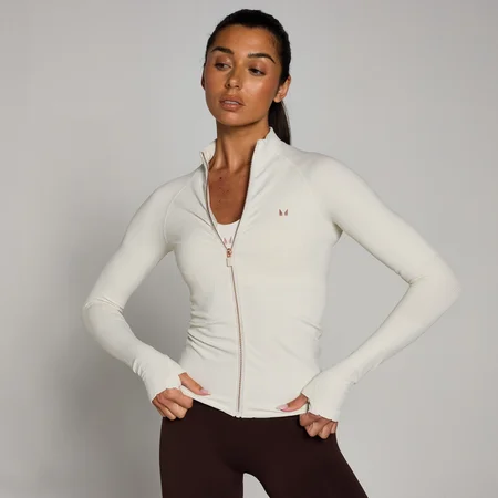 MP Women's Tempo Ultra Seamless Zip Up Jacket – Mist