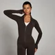MP Women's Tempo Ultra Seamless Zip Up Jacket – Ground Coffee