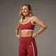 MP X Tatiana Contrast Square Neck Sports Bra – Washed Rust