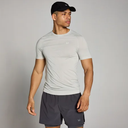 MP Men's Velocity Muscle Fit Seamless T-Shirt – Chrome