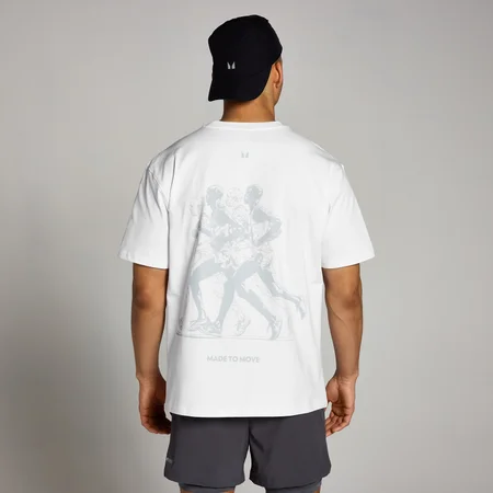 MP Velocity Ultra Jogging Graphic T-Shirt – White