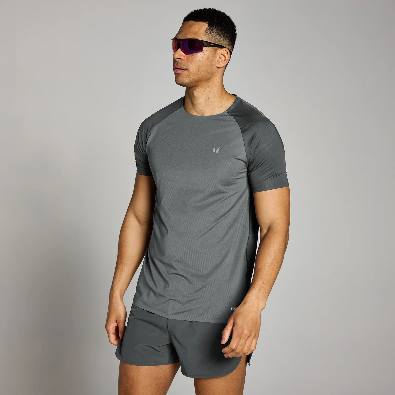 MP Men's Velocity Mesh T-Shirt – Dark Grey - XS Bild 1
