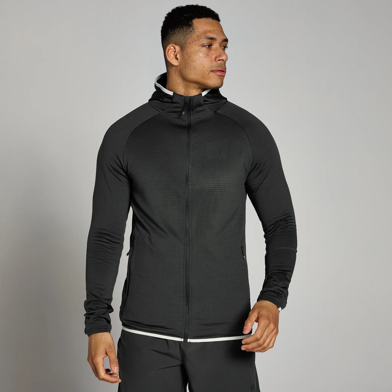 MP Men's Tempo Lightweight Hoodie – Washed Black - XS Bild 1