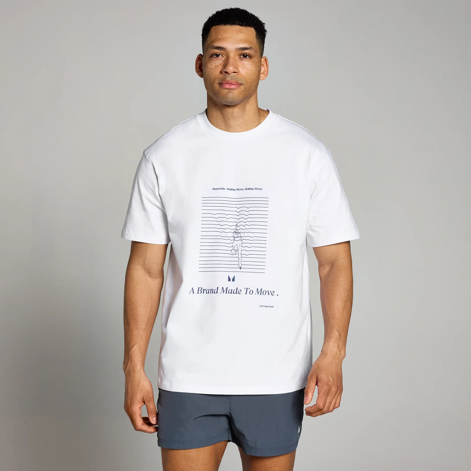MP Swim Graphic T-Shirt – White - S - M Bild 1