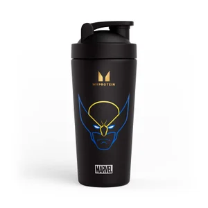 Myprotein Wolverine Recycled Metal shaker – Black - Option Wolverine