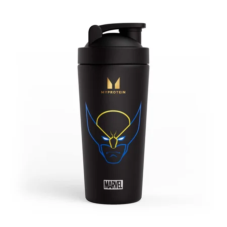 Myprotein Wolverine Recycled Metal shaker – Black