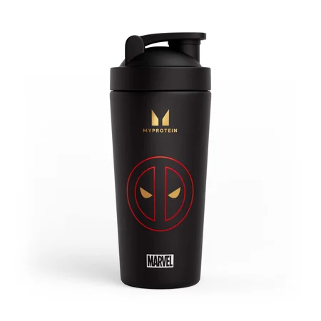 Myprotein Deadpool Recycled Metal shaker – Black