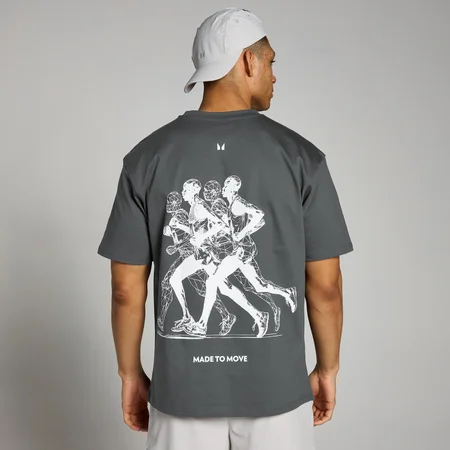 MP Velocity Ultra Graphic Jogging T-Shirt – Dark Grey