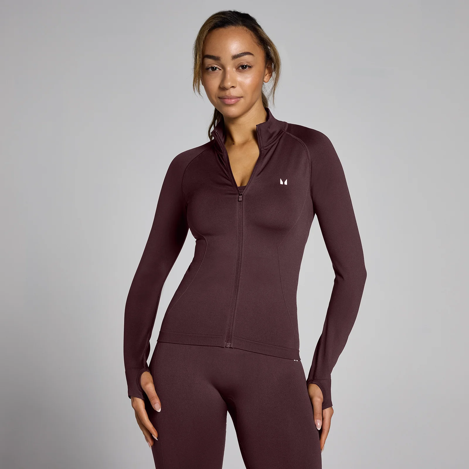 MP Women's Shape Seamless Zip Through Jacket - L Bild 1