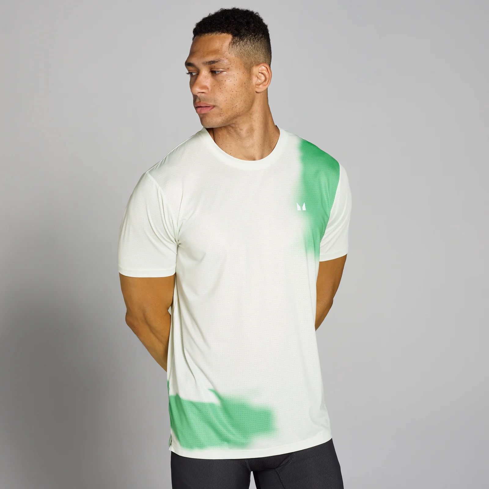 MP Men's Velocity Mesh Print T-Shirt – Misty Green - XL Bild 1