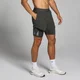 MP Men's Tempo 2 in 1 Shorts – Mörkgrå