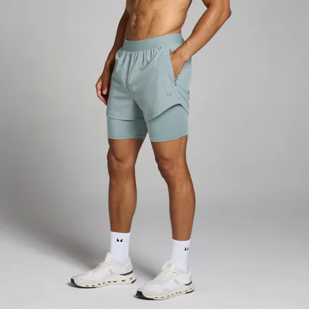 MP Men's Tempo 2 in 1 Shorts – Lead