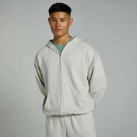 MP Men's Tempo Zip Through Hoodie – Ash