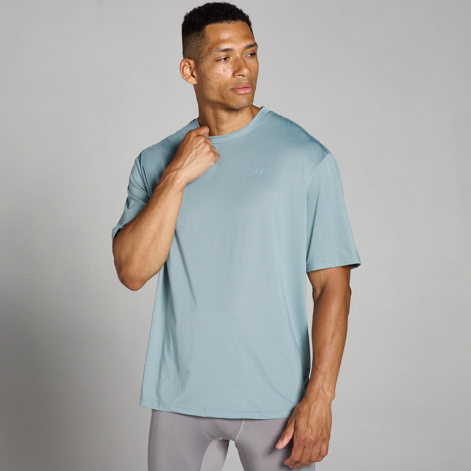 MP Men's Tempo Oversized Mesh Training T-Shirt – Lead - XXL Bild 1