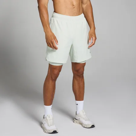 MP Men's Training 2 -in-1 Shorts – Misty Green