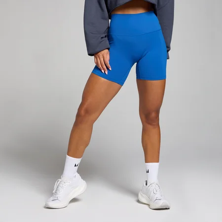 MP Women's Tempo High Waisted Shorts – Blå