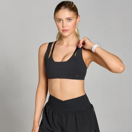 MP Women's Tempo Double Layer Sports Bra – Black