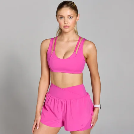 MP Women's Tempo Double Layer Sports Bra – Violet Pink