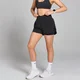 MP Women's Velocity Pleated Running Short – Black