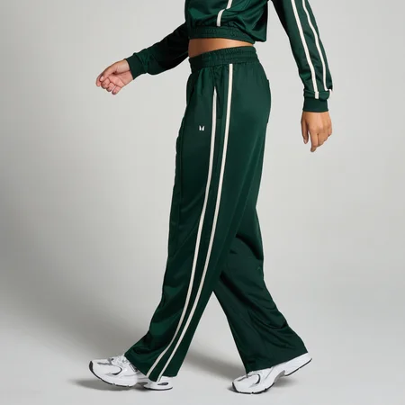 MP Women's Tricot Track Straight Leg Joggers – Dark Emerald