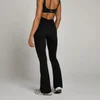 MP Women's Tempo Ruched Front Flared Leggings – Black