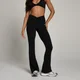 MP Women's Tempo Ruched Front Flared Leggings – Black