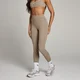 MP Women's Studio Fold Over Legging – Light Taupe