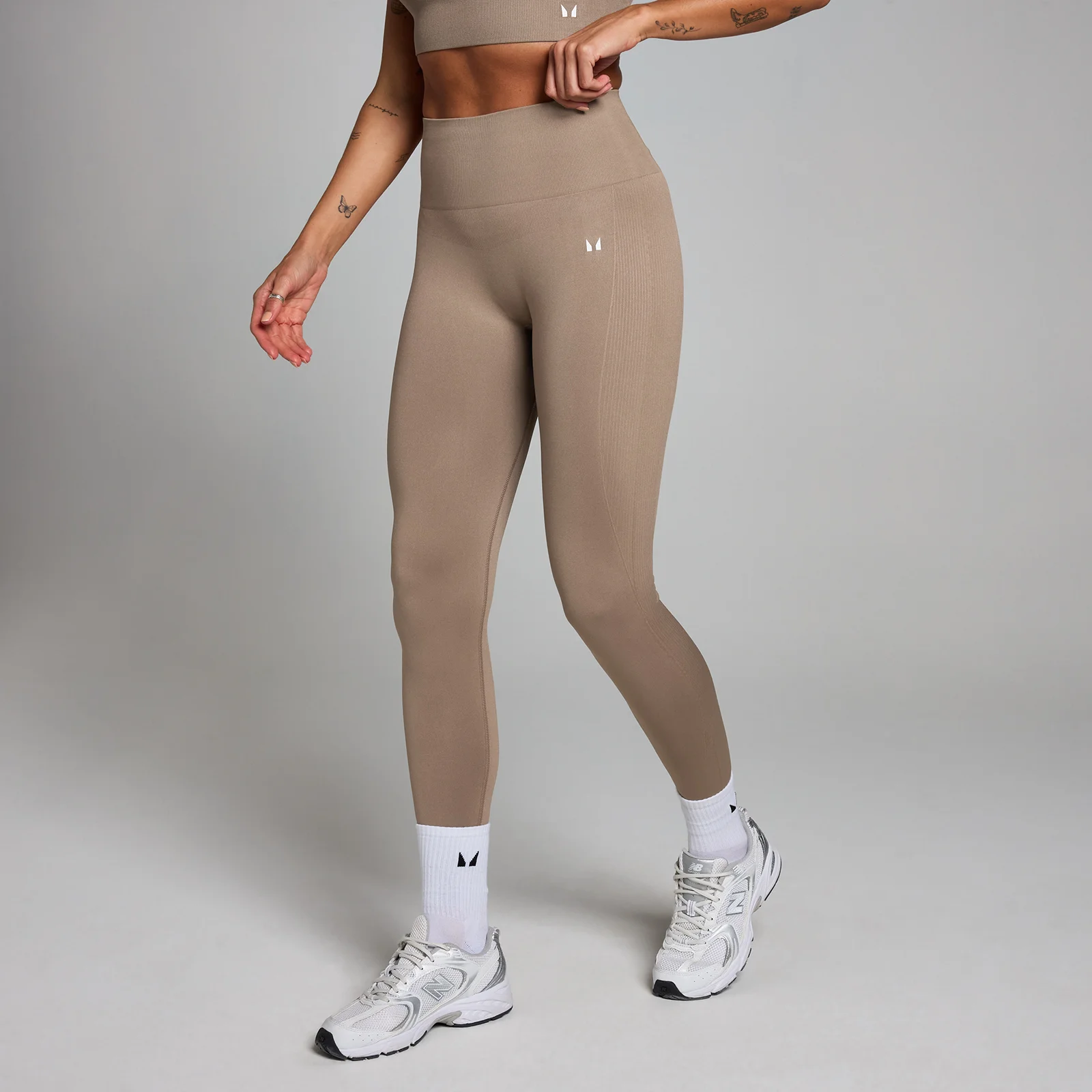 MP Women's Shape Seamless Leggings – Light Taupe - XXL Bild 1
