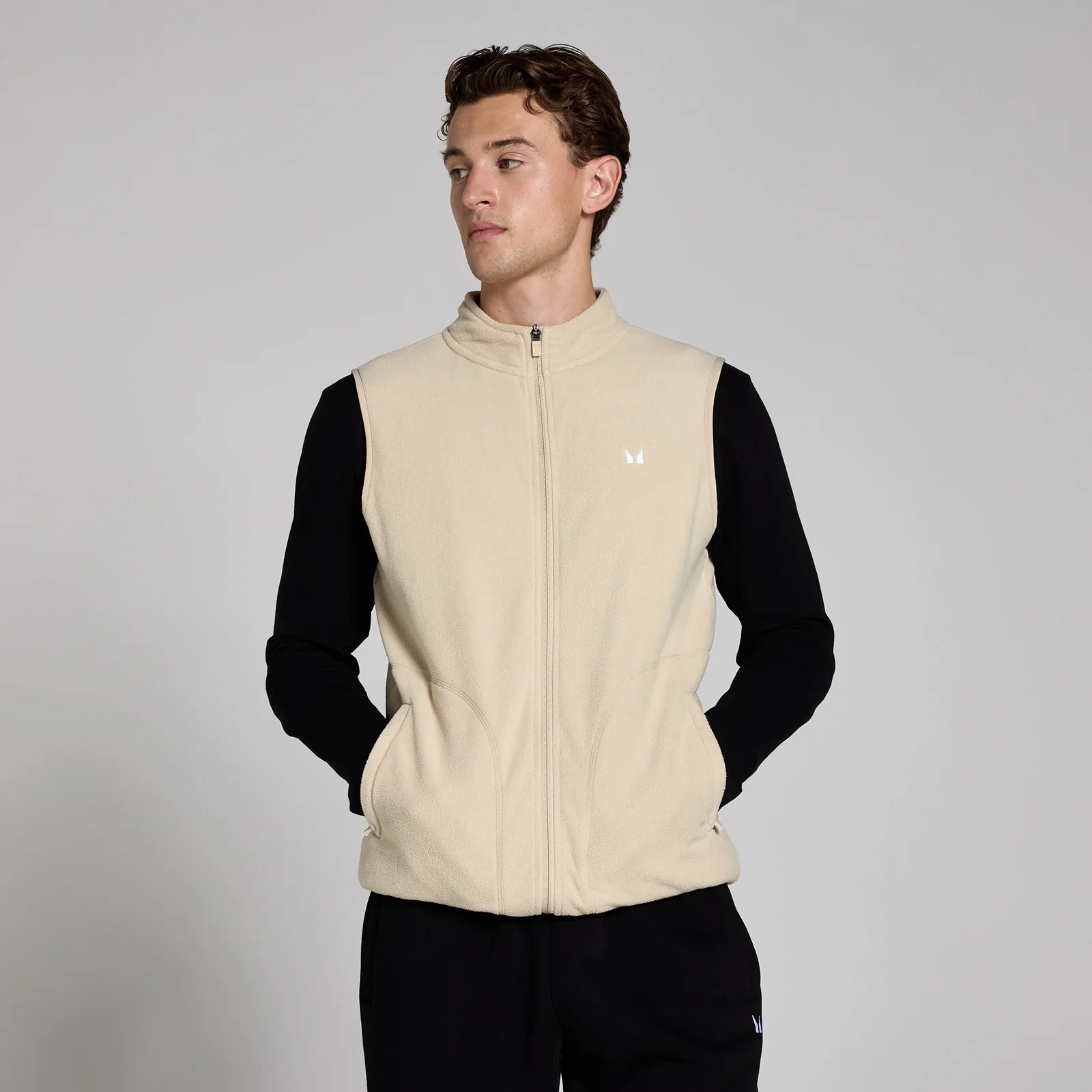 MP Men's Gilet Fleece – Oat - S Bild 1