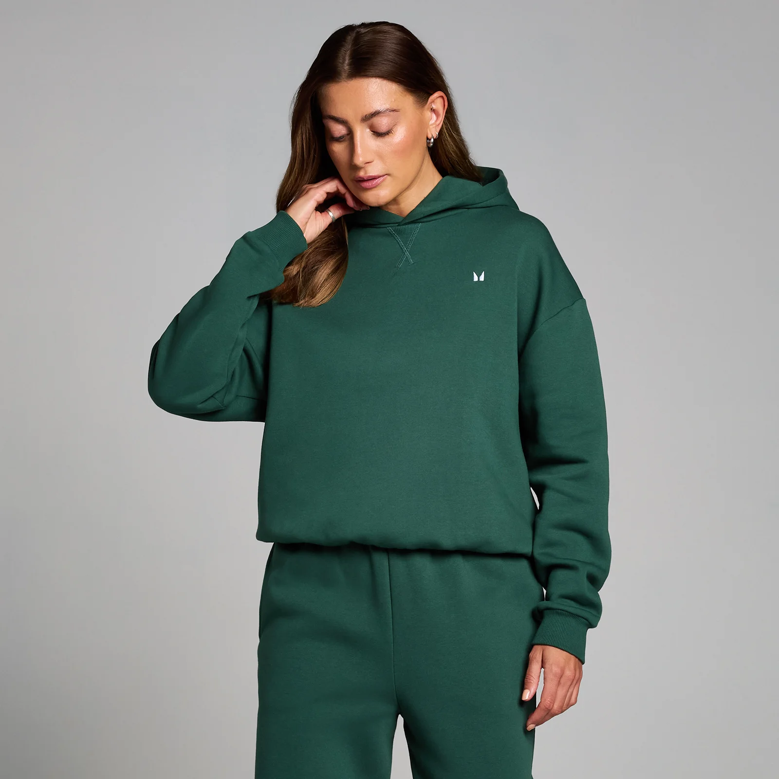 MP Women's Basics Oversized Hoodie – Racing Green - XS Bild 1
