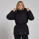 MP Women's Adjustable Waist Short Jacket – Svart