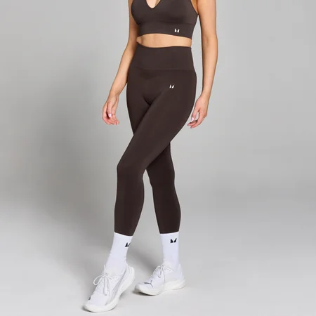 MP Women's Tempo Seamless Scrunch Leggings – Chocolate