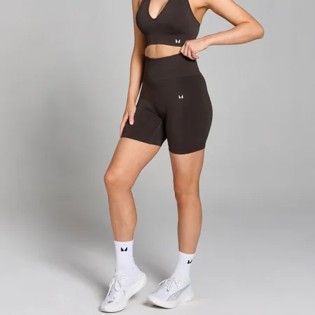 MP Women's Tempo Seamless Scrunch Shorts – Chocolate