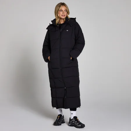 MP Women's Maxi Padded Puffer Jacket – Svart