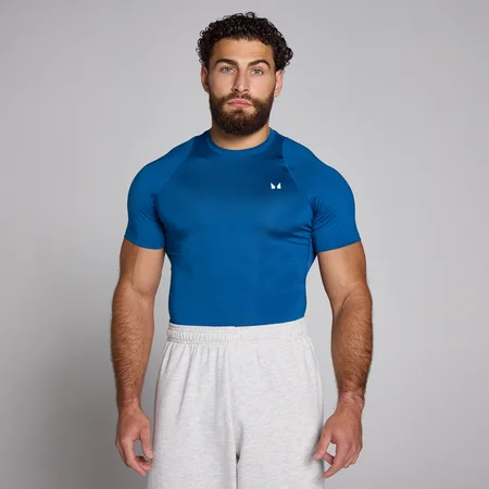 MP Men's Training Short Sleeve Baselayer – Blå