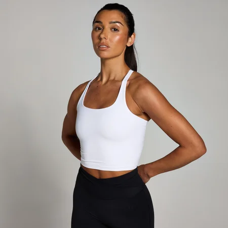 MP Women's Tempo Strappy Racerback Vest – White