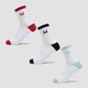 MP Tatiana 3pk Crew Socks – Rust/Aqua