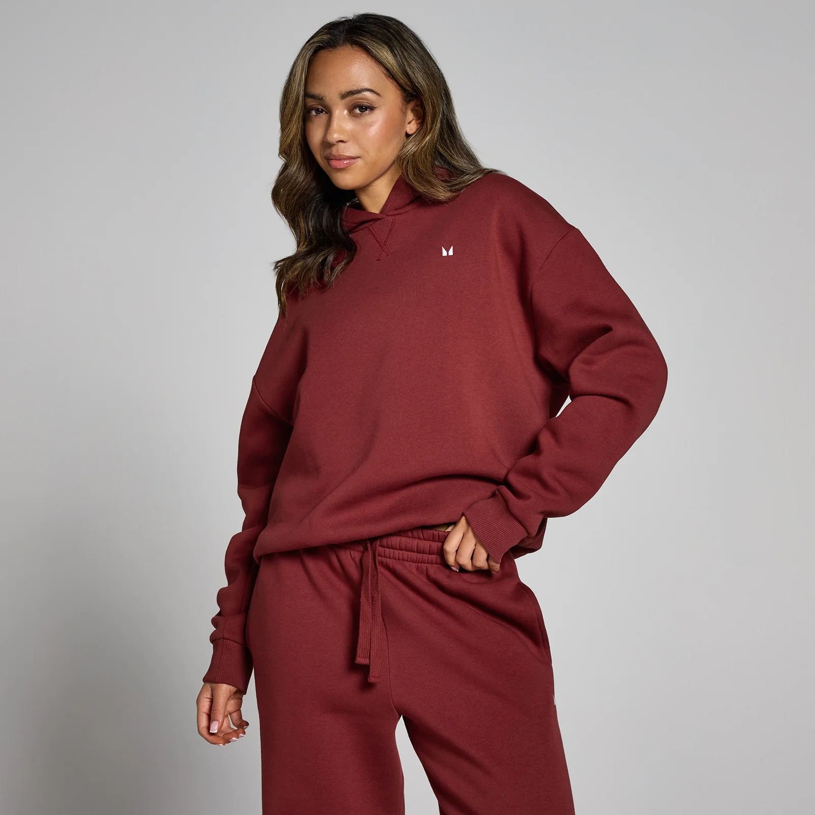 MP Women's Basics Oversized Hoodie – Körsbär - M Bild 1