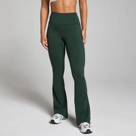 MP Women's Tempo Flared Leggings – Dark Emerald