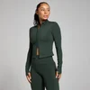 MP Women's Tempo Cropped Jacket – Dark Emerald