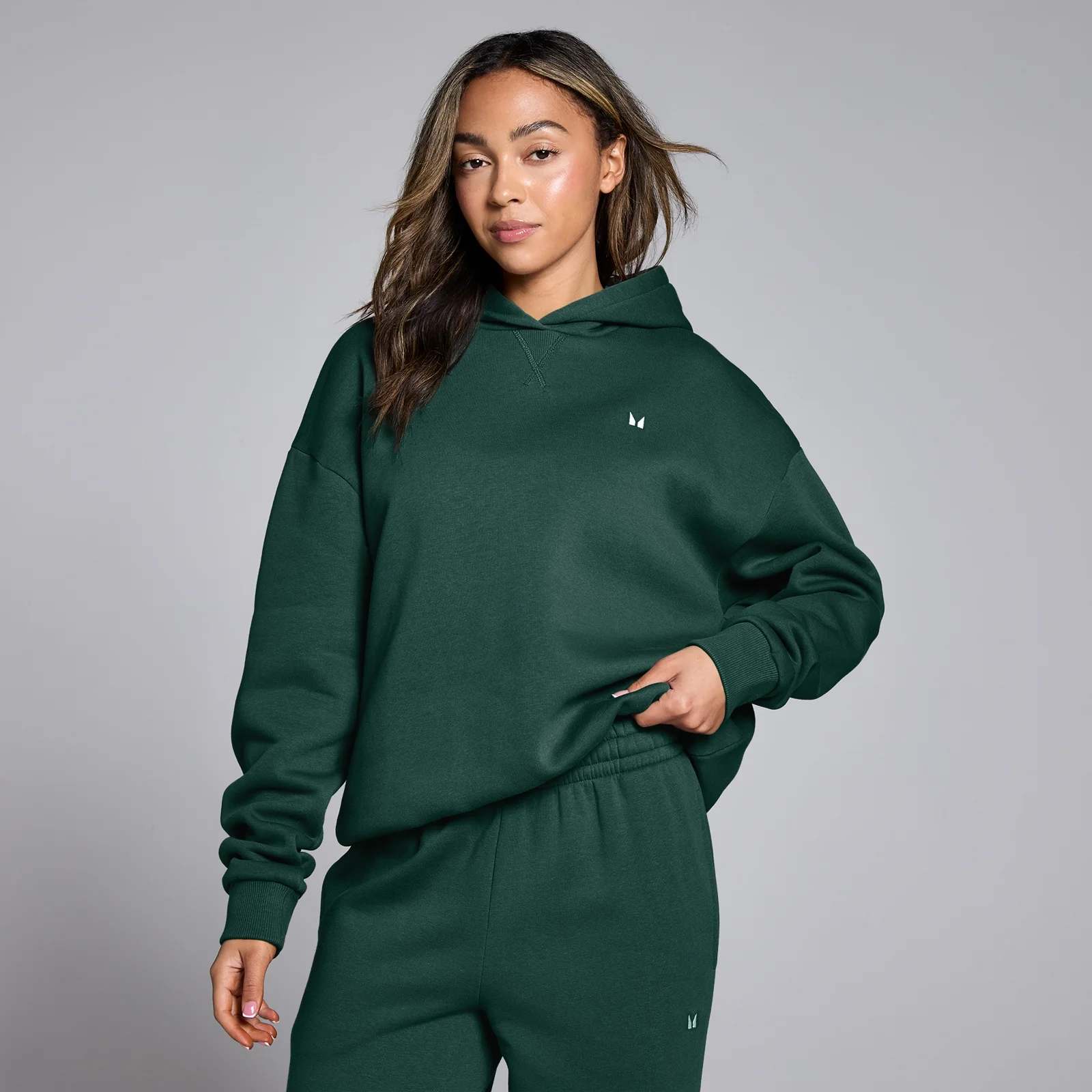 MP Women's Basics Oversized Hoodie – Dark Emerald - XS Bild 1