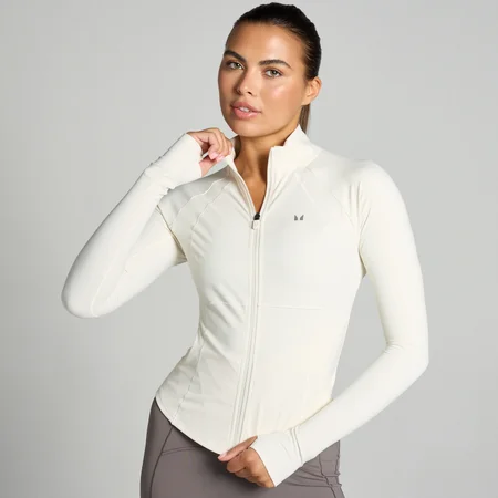 MP Women's Tempo Ultra Curved Seam Jacket – Vanilla