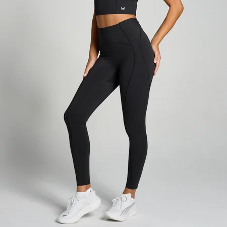 MP Women's Tempo Ultra Curved Seam Leggings – Black
