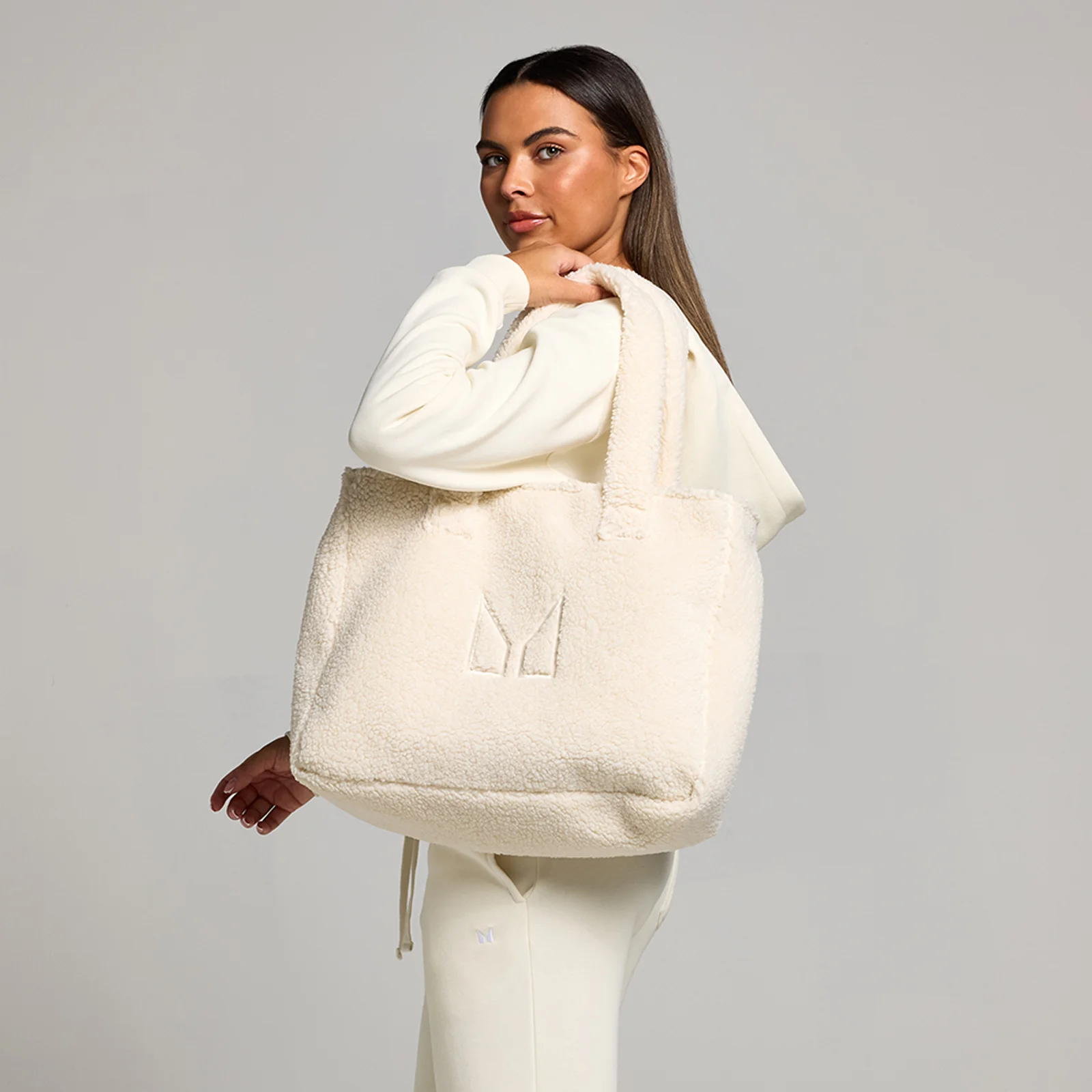 MP Borg Padded Tote – Gräddvit Bild 1