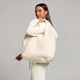 MP Borg Padded Tote – Gräddvit