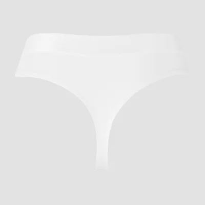 MP Women's Mid Rise Thong (5-pack) – White - M Bild 7