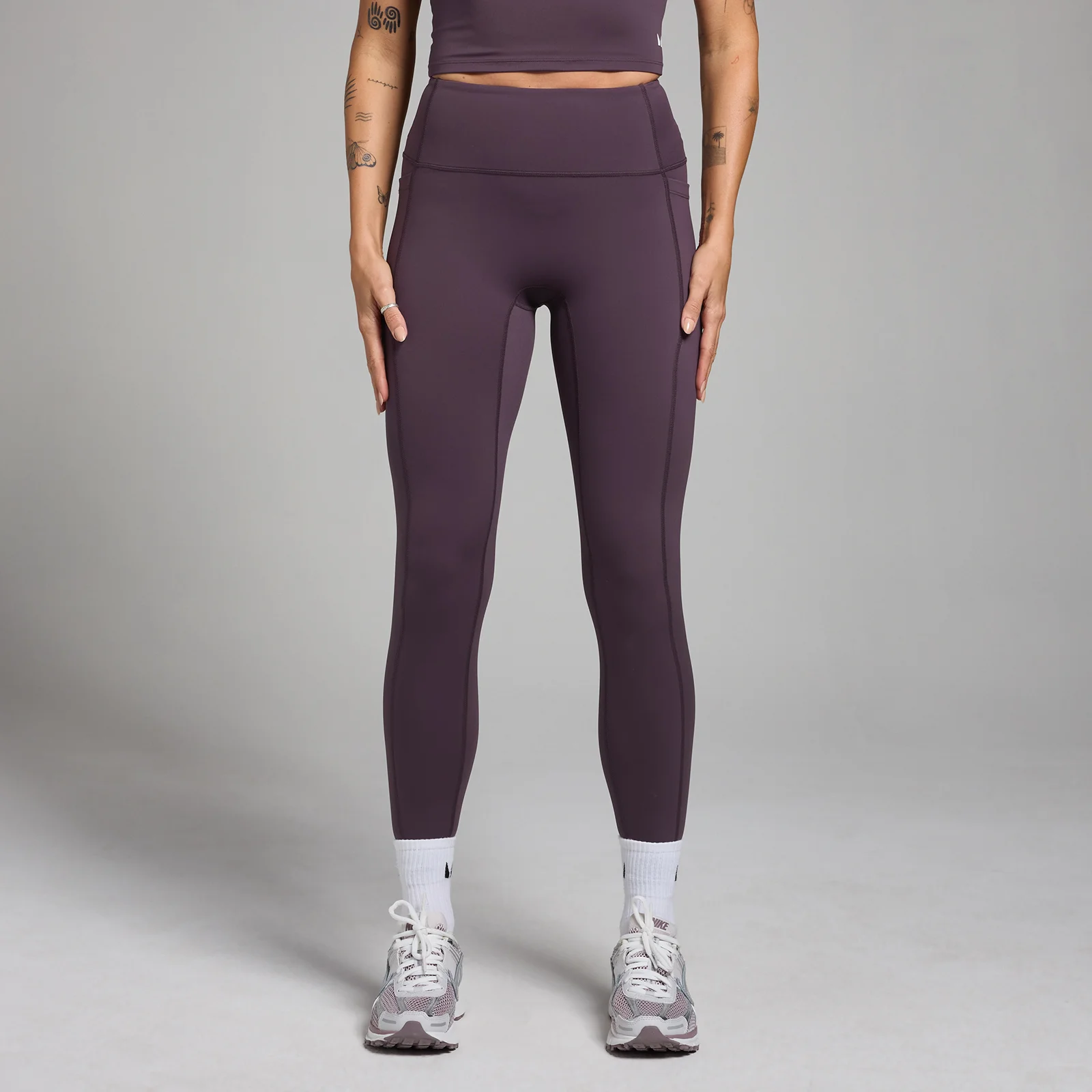 MP Women's Active Pocket Leggings – Deep Purple - XS Bild 1