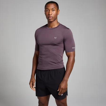MP Men's Active Seamless Printed T-Shirt – Deep Purple