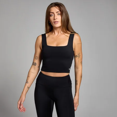 MP Women's Active Square Neck Vest – Black